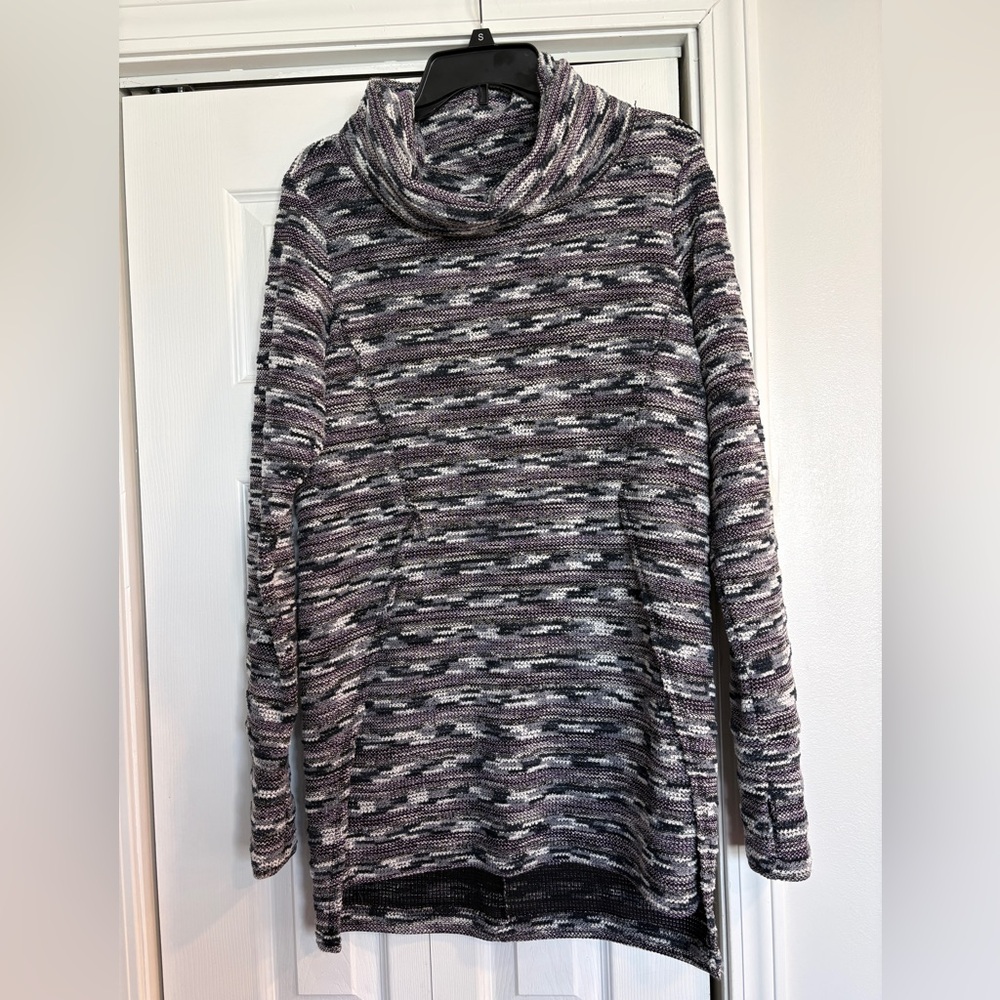 Betabrand All Covered Cowl Neck Tunic Sweater - Large